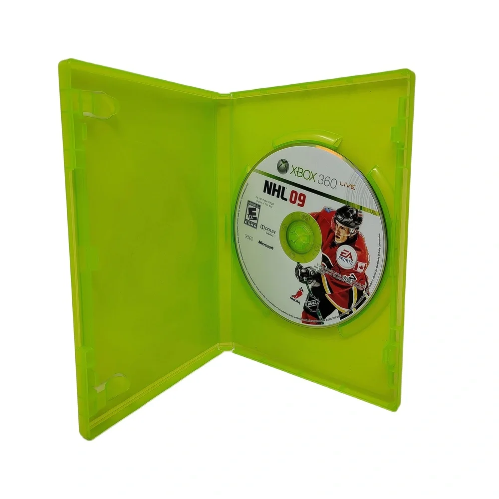 NHL 09 Xbox 360 Ice Hockey Sports Simulation Game Def Skill Stick Pro Mode